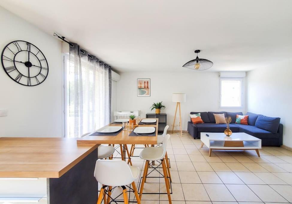 *Le Carpe Diem, Appartement 2 Chambres, Piscine, 2 Parking, Clim* Montpellier Exterior foto